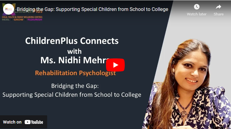 ChildrenPlus Connects in conversation with Nidhi Mehra