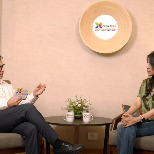 Play Therapist Tapti Malhotra in conversation with ChildrenPlus CEO Vishal Sharma in an episode of the ChildrenPlus Connects Podcast series