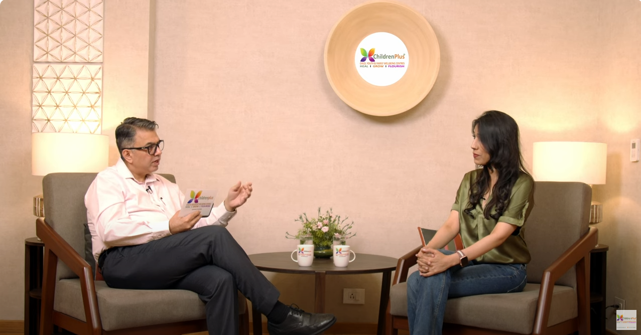 Play Therapist Tapti Malhotra in conversation with ChildrenPlus CEO Vishal Sharma in an episode of the ChildrenPlus Connects Podcast series